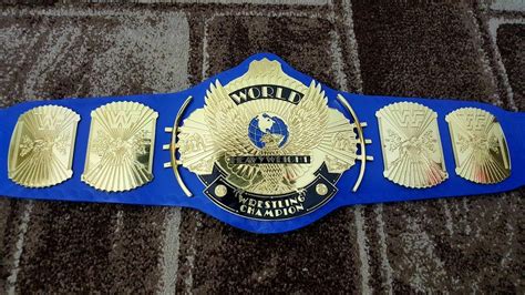Wwf Ultimate Warrior Classic Gold Winged Eagle Championship Belt 2mm