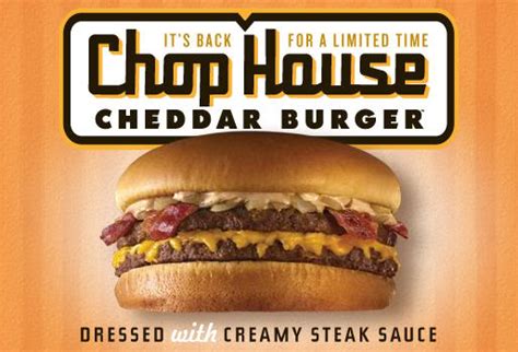 Chop House Cheddar Burger From Whataburger Nurtrition And Price