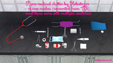 Brittpinkiesims♥ Sims 4 Medical Sims