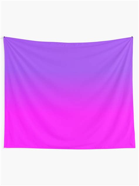 Neon Purple And Hot Pink Ombre Shade Color Fade Tapestry By Podartist