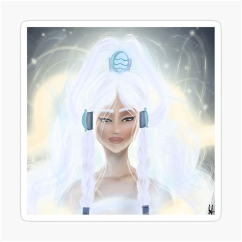 Avatar Princess Yue Sticker By Freezeyour17