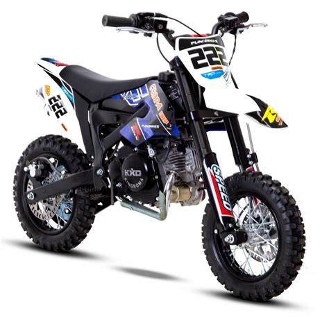 Find out what size dirt bike you need to get your child. FunBikes Cobra 4S 50cc 62cm Blue Kids Mini Dirt Bike