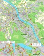 Touristischer stadtplan von Bonn