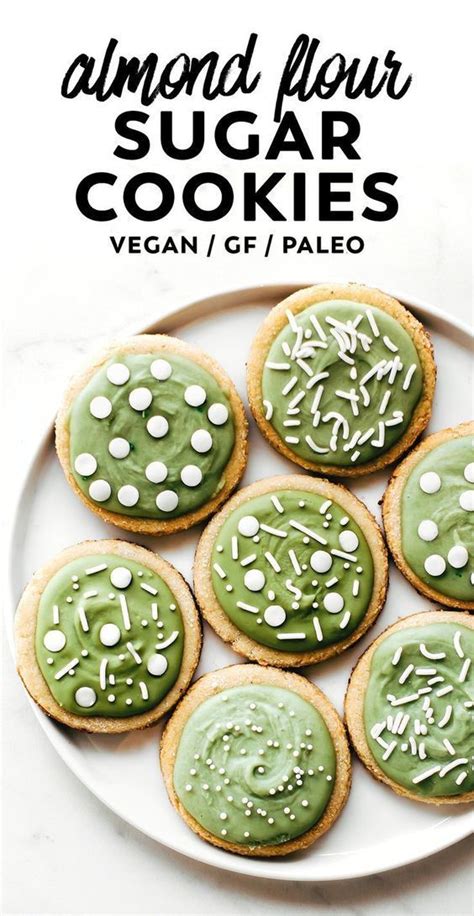 Buttery, crisp, and impossible to resist! Almond Flour Sugar Cookies | Recipe | Vegan sugar cookies ...