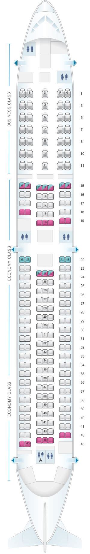 Seat Map Ana All Nippon Airways Boeing B767 300er 214pax Map