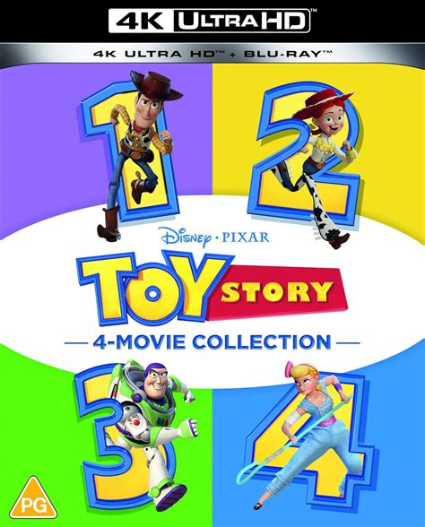 Toy Story 1 4 Movie Collection 4k Ultra Hd 4k Amazonfr Dvd Et