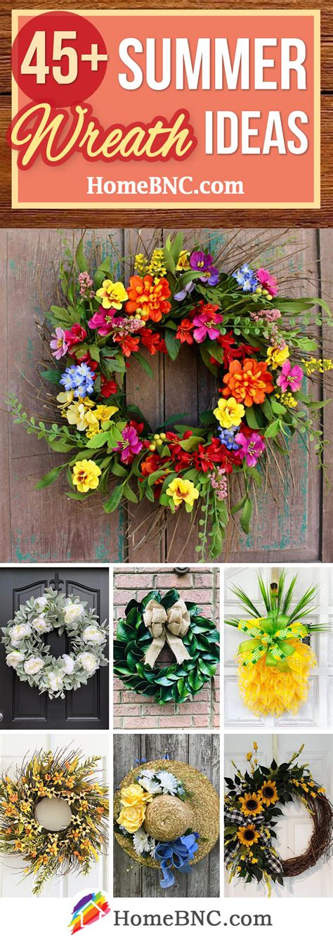 45 Best Summer Wreath Ideas And Designs For 2021