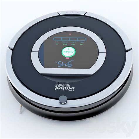 دانلود مدل سه بعدی جارو برقی هوشمند Roomba 780 بانک مدل آبجکت و تکسچر سه بعدی
