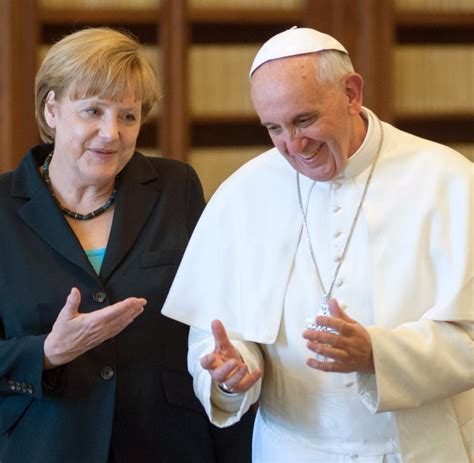 Papst Audienz Protestantin Im Vatikan Merkel Trifft Franziskus