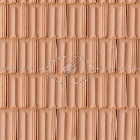Clay Roofing Marseille Texture Seamless 03342