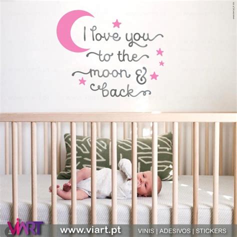 I Love You To The Moon And Back Wall Stickers Viart