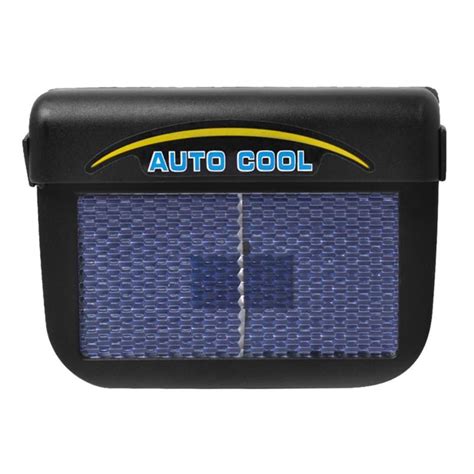 Buy 1pcs Solar Powered Car Window Air Vent Cooling Fan