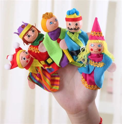 Fairy Tales King Queen Series Finger Even Toy Educational Baby Doll