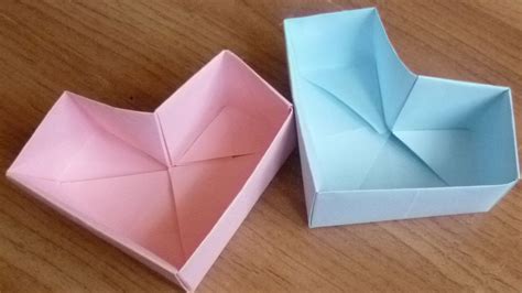 How To Make A Cute Origami Box Heart Diy Crafts Tutorial