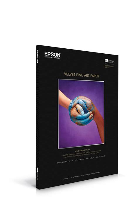 Epson Velvet Fine Art Paper 13x19x20 Sheets S041637 Imaging Spectrum