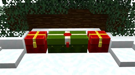 Christmas Chests Minecraft Texture Pack