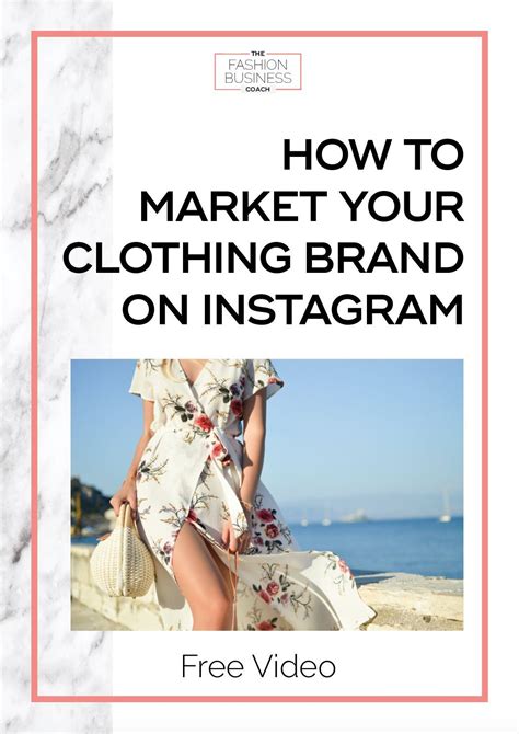 how to market your clothing brand on instagram business fashion fashion business plan