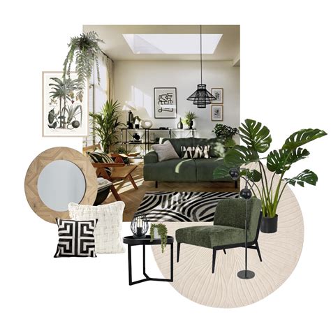 Biophilic Livning Room02 Interior Design Mood Board By Ytbecca Style