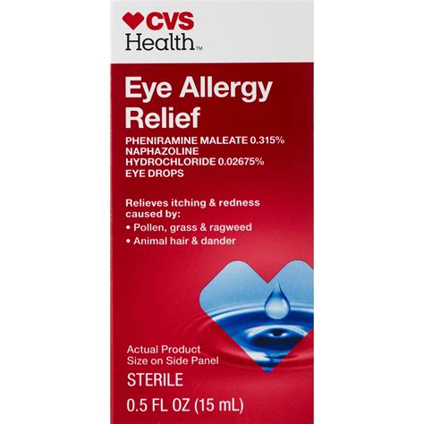 Cvs Health Eye Allergy Relief Eye Drops Pick Up In Store Today At Cvs
