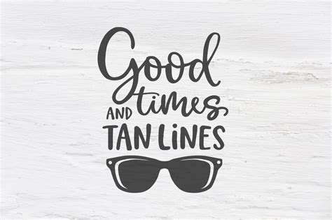 good times and tan lines summer cut file svg eps png dxf by tabita s shop thehungryjpeg