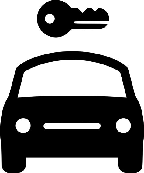 Rental Car Icon 160753 Free Icons Library