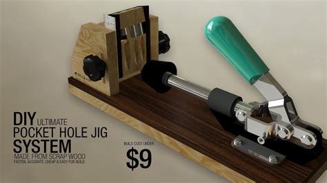Diy Ultimate Pocket Hole Jig System Made From Scrap Wood Youtube