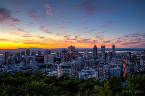 Summer Solstice Sunrise Skyline Montreal 2014 The City O Flickr