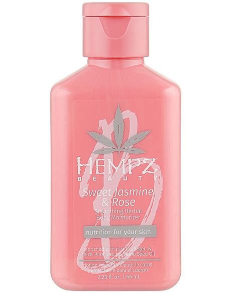 Hempz Body Milk Jasmine Rose Sweet Jasmine Rose Collagen Infused Herbal Body Moisturizer Ml