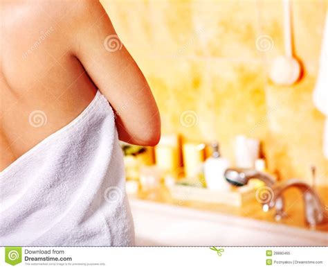 Woman Relaxing At Bubble Bath Stock Image Image 28880465