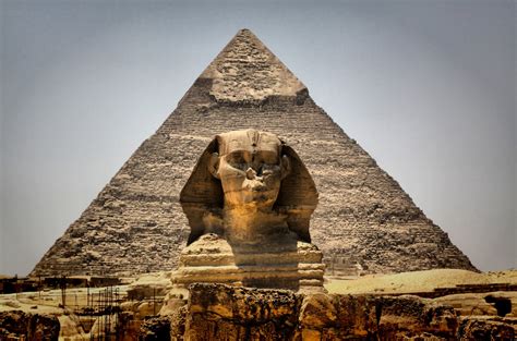 Photographia By Grigoris Reras Sphinx And Great Pyramid In Giza Cairo