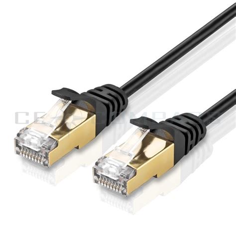 Superior cable and connector metallurgy (bad connectors can drop you as much as 200 mhz). Premium CAT-7 Double Shielded RJ45 LAN Ethernet Network ...