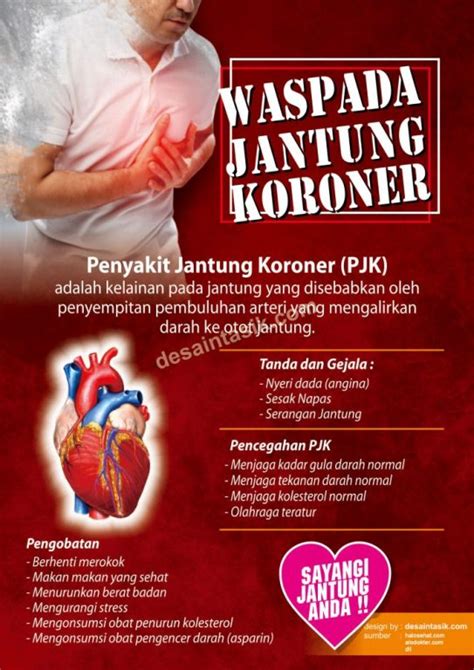 Contoh Poster Kesehatan Jantung Terupdate