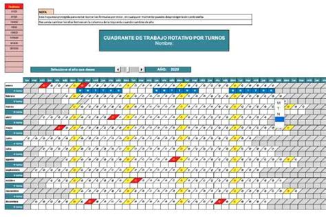 Como Hacer Un Sistema De Turnos Rotativos En Excel Charcot