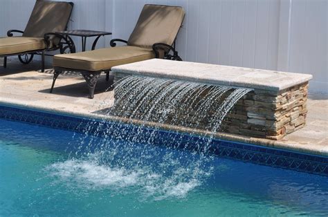 Outdoor Water Features And Pool Landscaping Gappsi