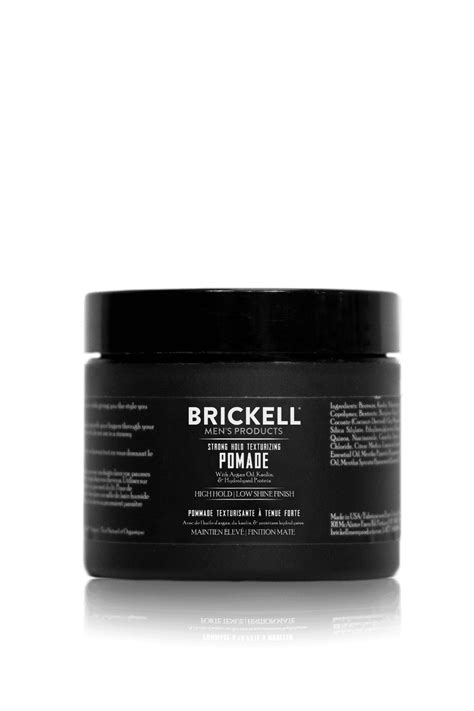 best strong hold fiber pomade for men brickell men s products