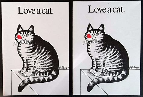 Kliban Kilban Heart Love Cat Kiss Cards Unused Stationary Vintage