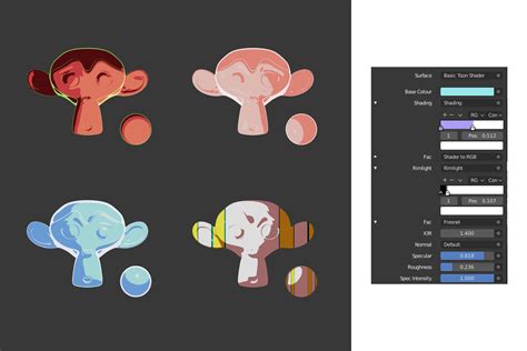 Blender 28 Eevee Toon Shader Magnetic Blender