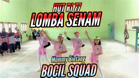 Lomba Senam Merayakan Hut Ri 77 Bocil Squad Mommy Bintang Youtube