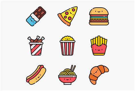 Kawaii  Royalty Free Kawaii Food Icon Packs Hd Png Download