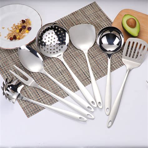 Stainless Steel Silver Kitchenware Utensils Cooking Tools Cookware Set