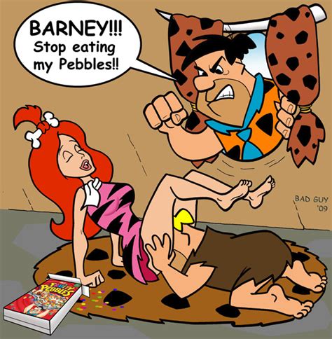 Rule 34 2009 Angry Bad Guy Barney Rubble Caveman Cunnilingus Female Fred Flintstone Funny