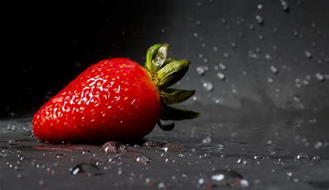 Wallpaper Food Red Fruit Strawberries Leaf Flower Plant Berry