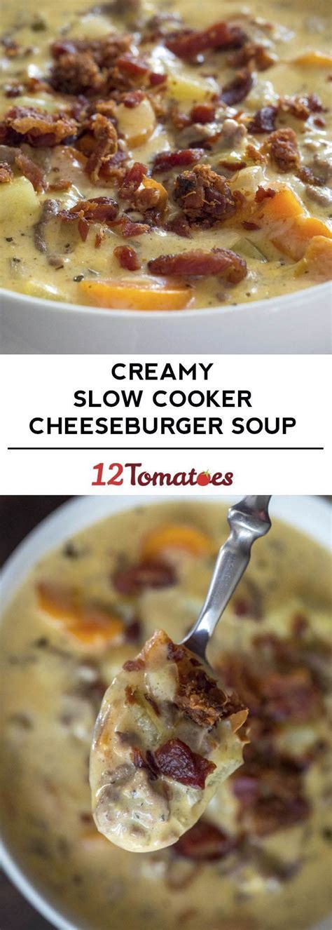 Serve with some good rolls or garlic bread. Bacon Cheeseburger Soup (With images) | Cheeseburger soup, Cheeseburger soup slow cooker, Bacon ...