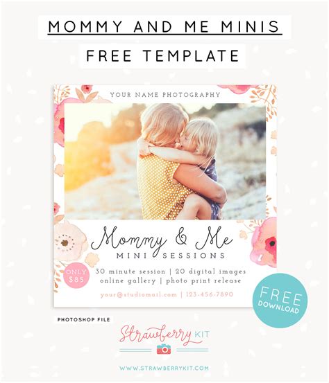 Mommy And Me Mini Session Template Free Printable Templates