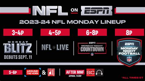 Espn Adds New Studio Show Monday Blitz To Its Weekly Lineup Joins Nfl Live Monday Night