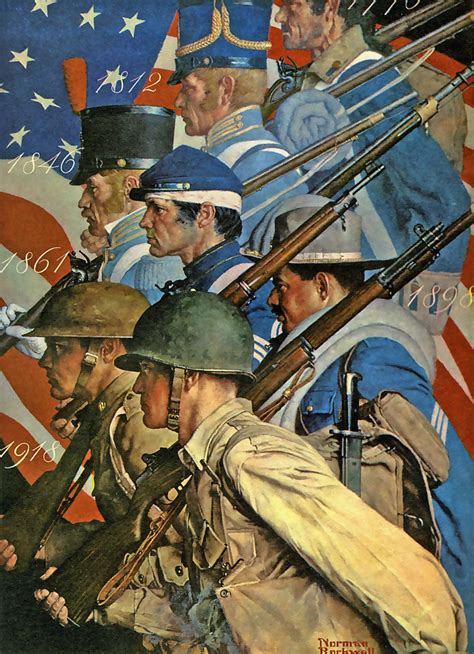 Americans At War Art By Norman Rockwell 1942 Rmurica