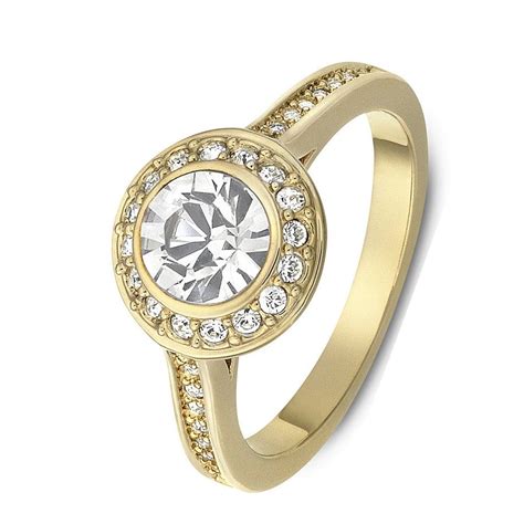 Buy Swarovski Angelic Ring White Gold Plating Online In Uk