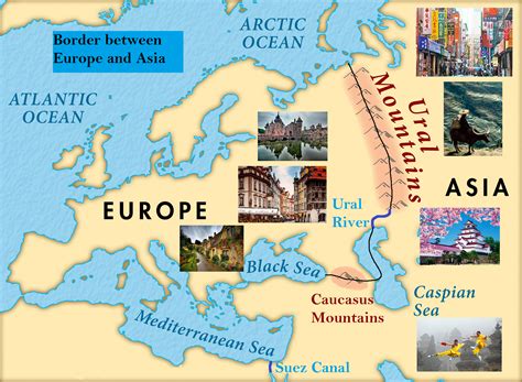 Map Of Europe To Asia World Map