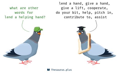 Lend A Helping Hand Synonyms That Belongs To Phrasal Verbs