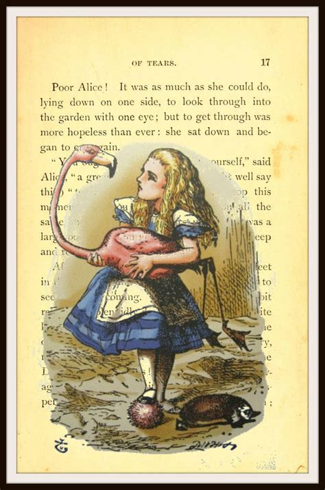 Vintage Alice In Wonderland 8 Art Print For Nursery New Arrival Digital